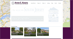 Desktop Screenshot of annekoonsrealestate.com